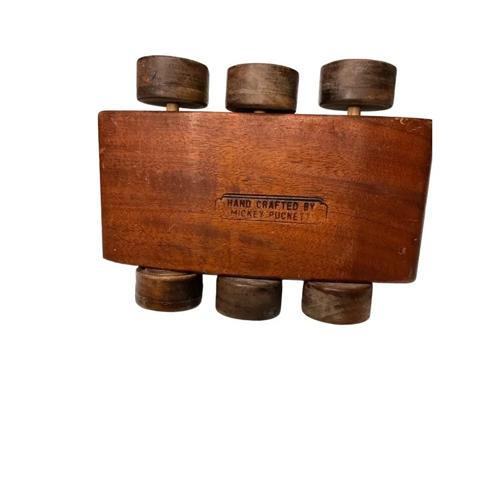 Wood toy tank‎ handcrafted working parts